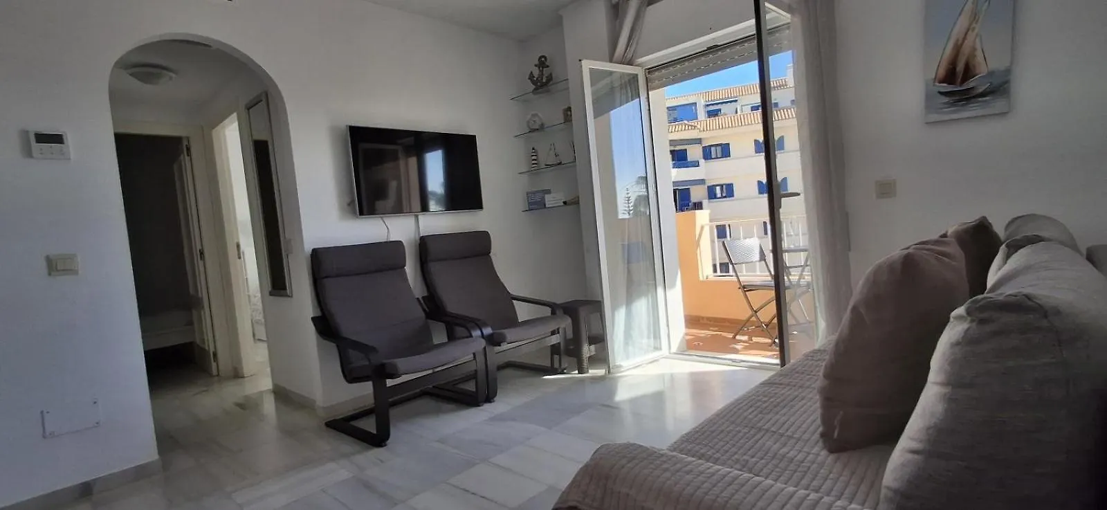 Noria 2, Pied Dans Le Sable, Magnifique Vue Mer, Piscine, Garage, Climatisation 산루이스데사비닐라스 아파트